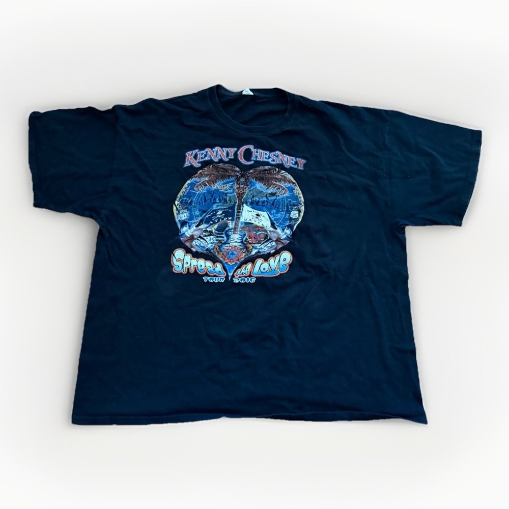 Kenny Chesney 2016 Tour Tee‎ XXL Black Country Concert Shirt USA